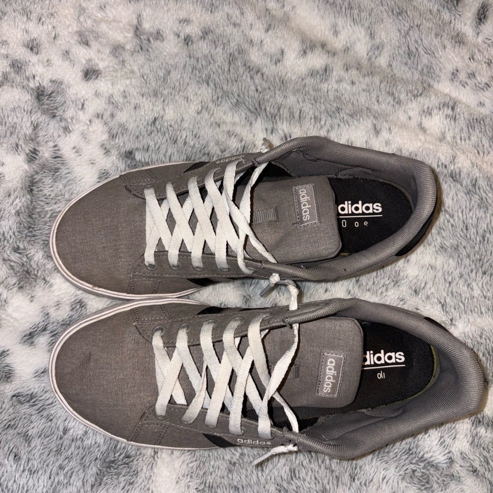 Adidas Men's Charcoal Gray Sneakers